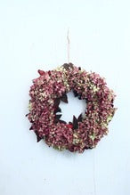 ドライフラワーリース「ドライフラワー紅葉ミナヅキのレッド系リース」ドライ リース お祝い ギフト