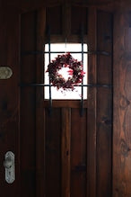 ドライフラワーリース「ドライフラワー紅葉ミナヅキとアロニアのレッド系リース」ドライ リース お祝い ギフト Sサイズ