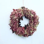 ドライフラワーリース「ドライフラワー紅葉ミナヅキのレッド系リース」ドライ リース お祝い ギフト