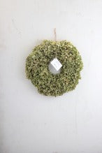 ドライフラワーリース「ドライフラワーアジサイのグリーンリース」ドライ リース お祝い ギフト　Lサイズ