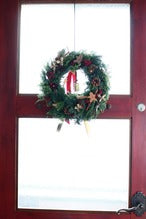 フレッシュリース「KALIANgのオーセンティックなクリスマスリース カウル入り」Wreath Lサイズ クリスマスギフト トラッドスタイル 赤 緑å